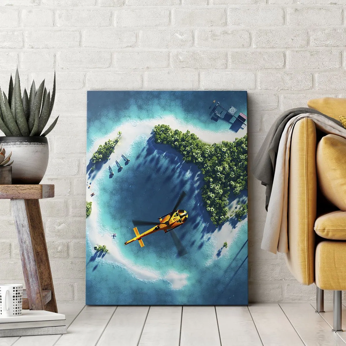 Vászonkép - Vegyél magadnak egy szigetet - 50x70 cm