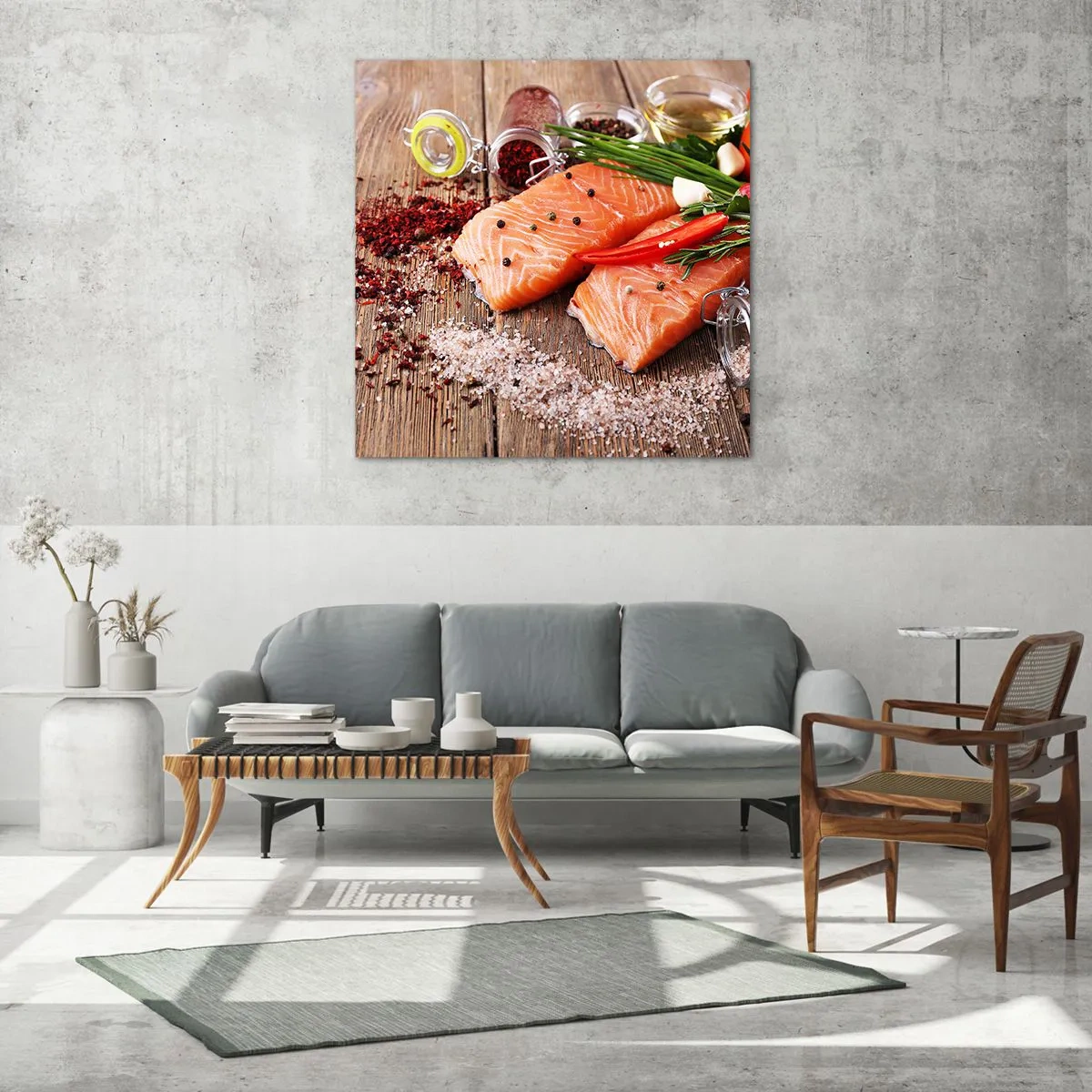 Üveg kép - Norvég kaland a konyhában - 30x30 cm