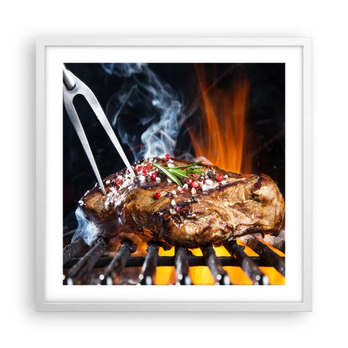 Poszter fekete keretben - Lédús és illatos - 50x50 cm