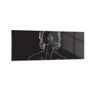 Üveg kép - A szépség csendben virágzik - 140x50 cm