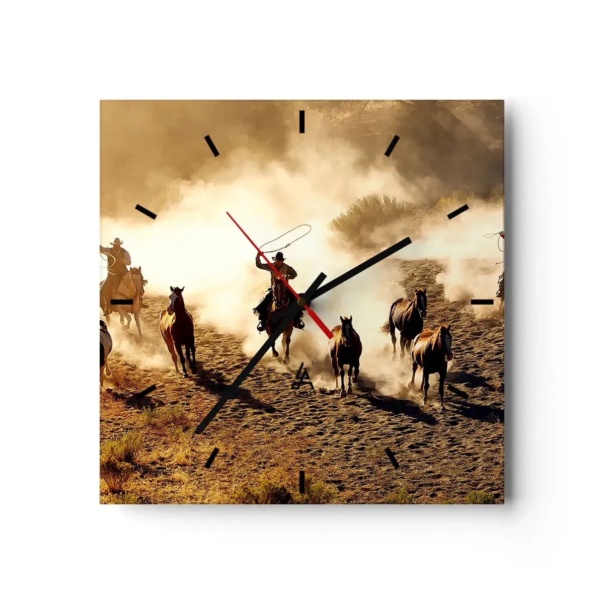 Falióra, Óra - Igazán vadnyugat - 30x30 cm
