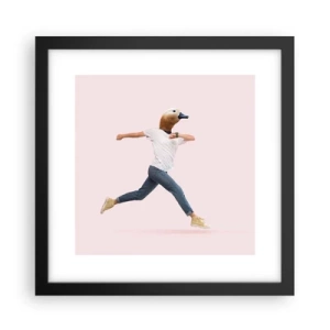 Poszter fehér keretben - Egy csipetnyi abszurditás - 30x30 cm