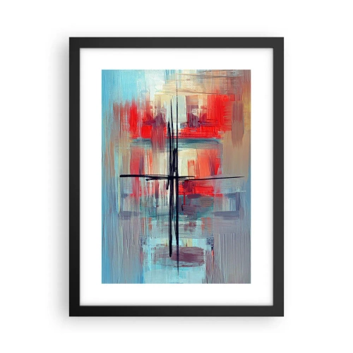 Poszter fehér keretben - Tájkép egy ismeretlen dimenzióban - 30x40 cm