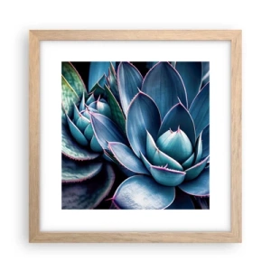 Poszter világos tölgy keretben - Életerő - 30x30 cm