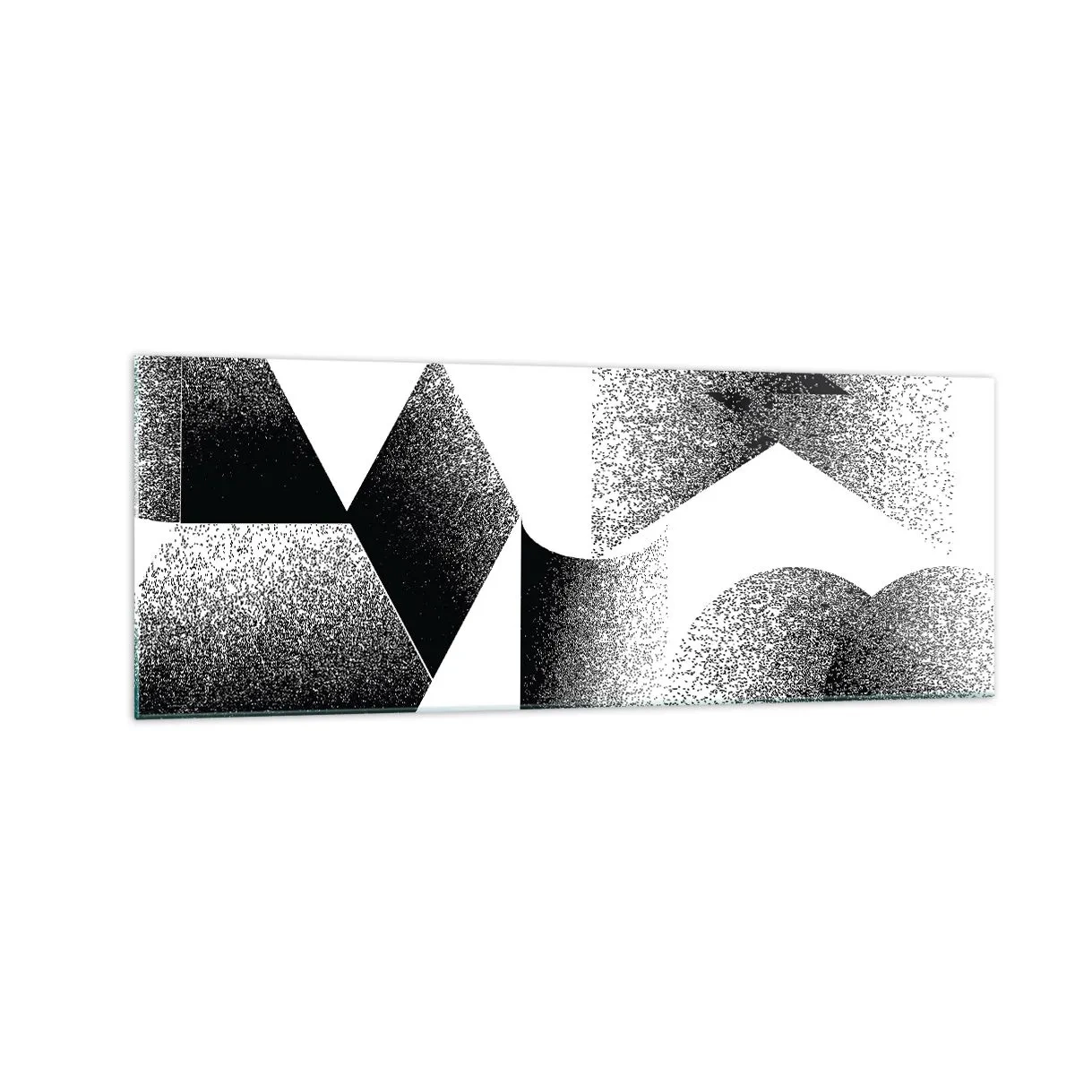 Üveg kép - Szögek és oválisok - 140x50 cm