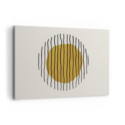 Vászonkép - A hőtől remegő absztrakció - 120x80 cm