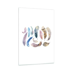 Üveg kép - Könnyű, tarka és sokszínű - 80x120 cm