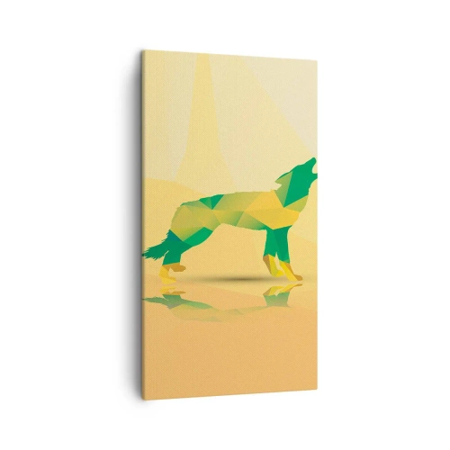 Vászonkép - Magányos farkas - 45x80 cm