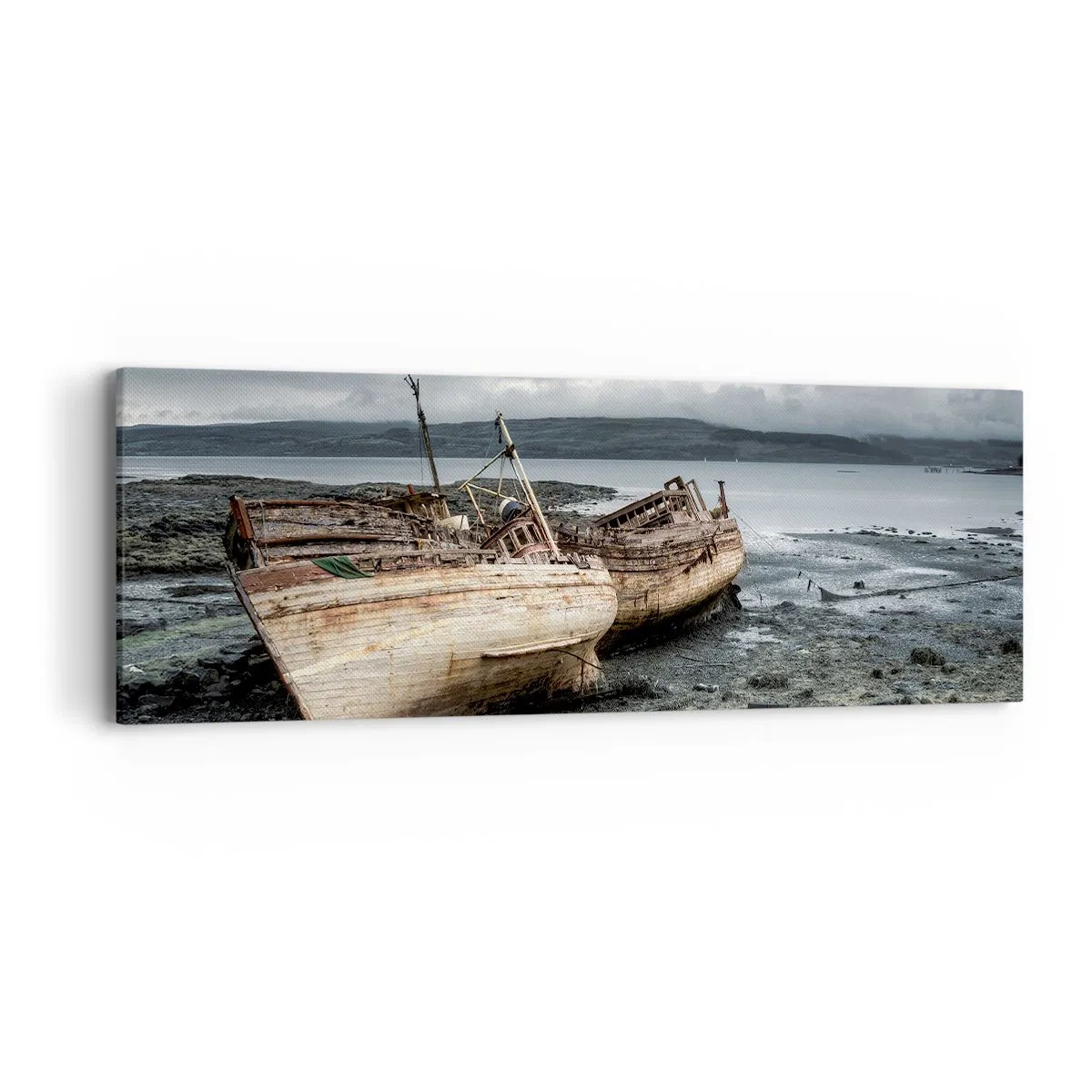 Vászonkép - "A nehézségek méltóságteljes leküzdésének jeleként” - 90x30 cm