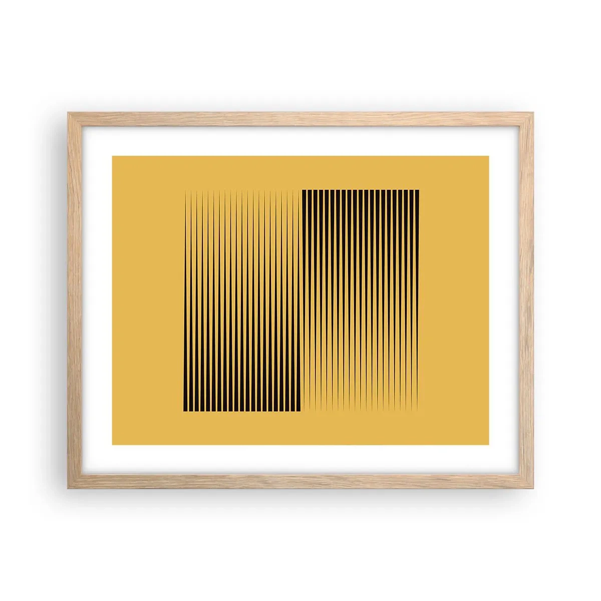 Poszter világos tölgy keretben - Az ellentétek négyzete - 50x40 cm