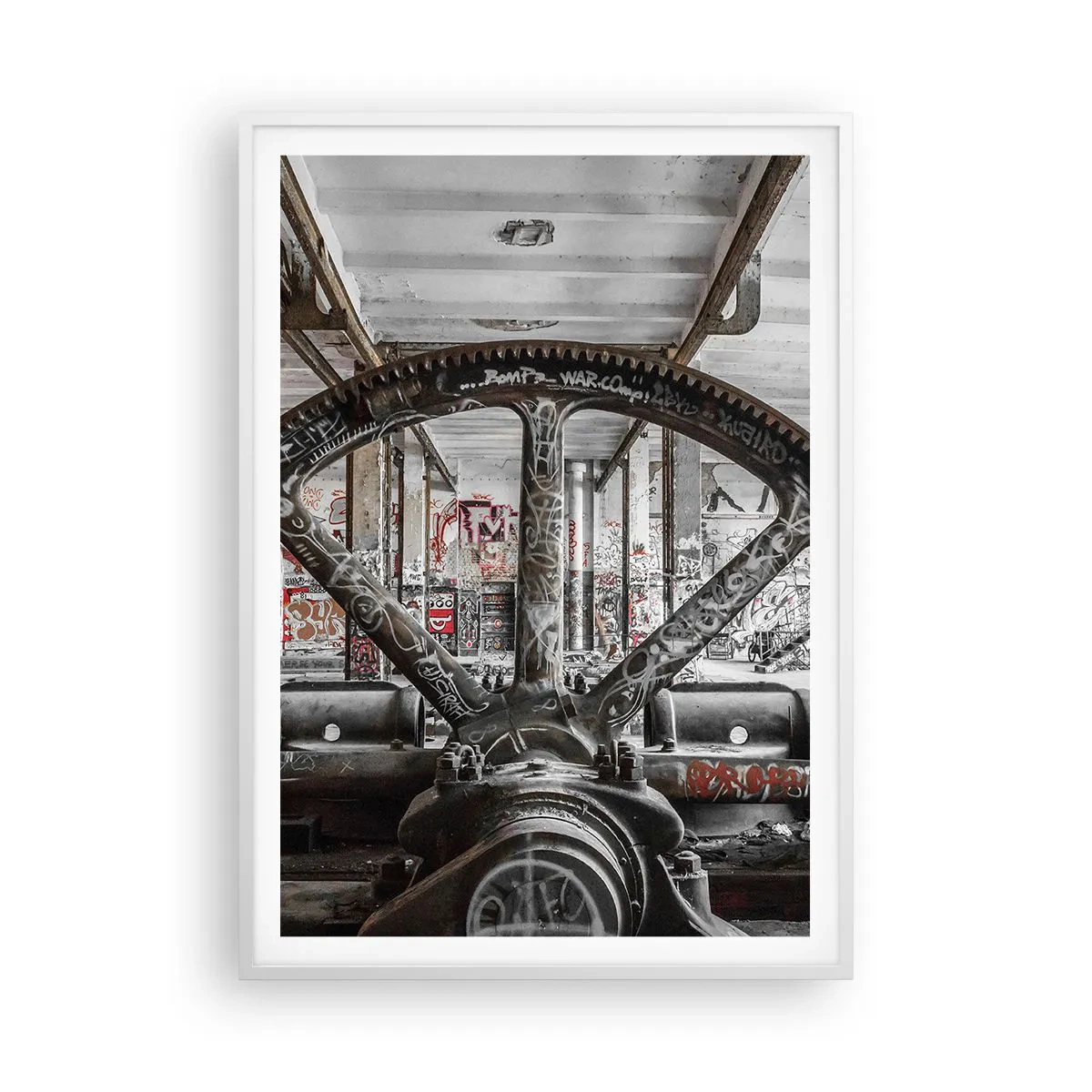 Poszter fekete keretben - A gyár titkos élete - 70x100 cm