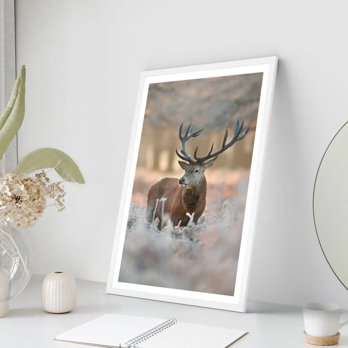 Poszter fekete keretben - Friss reggel - 70x100 cm