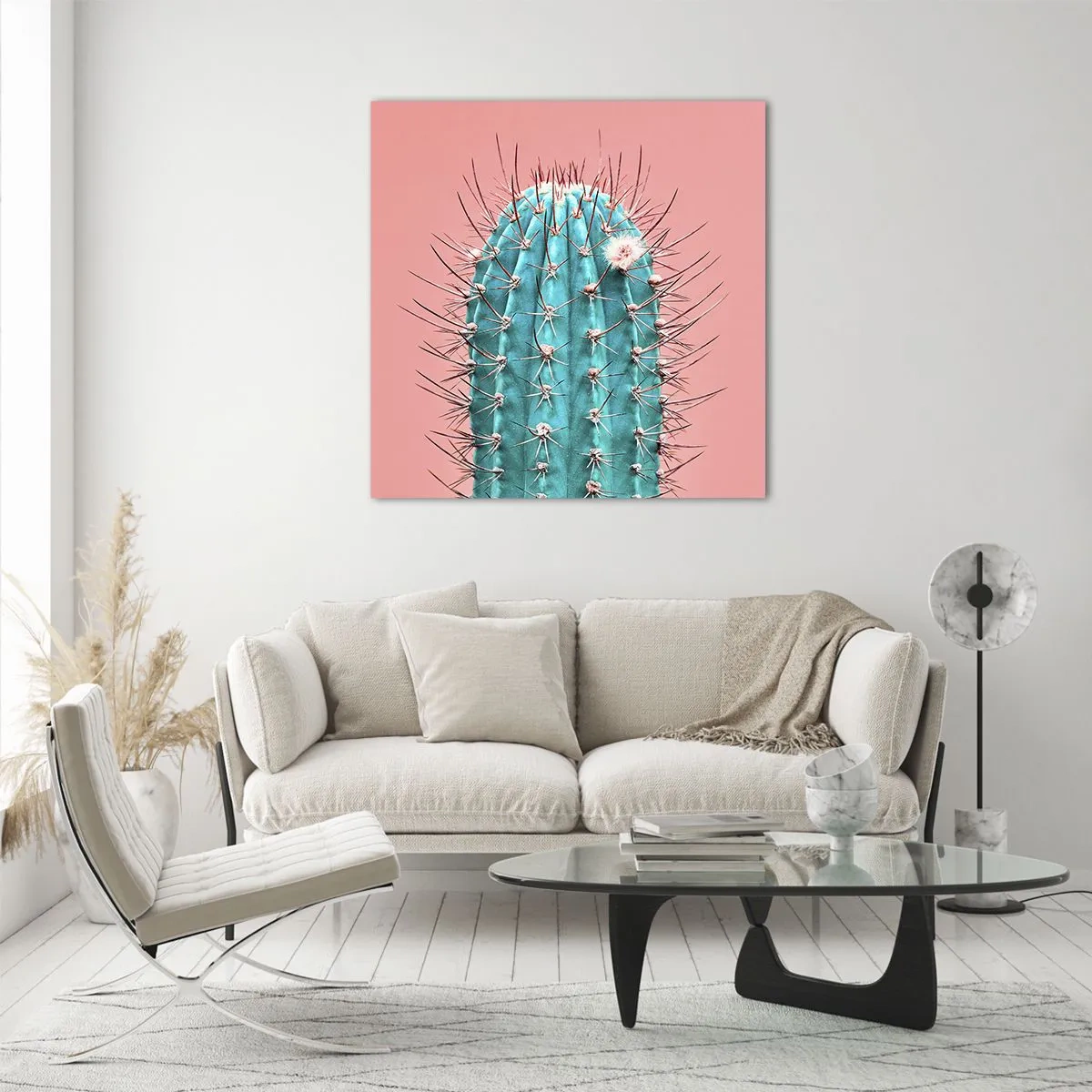 Üveg kép - Csak nézz - 70x70 cm