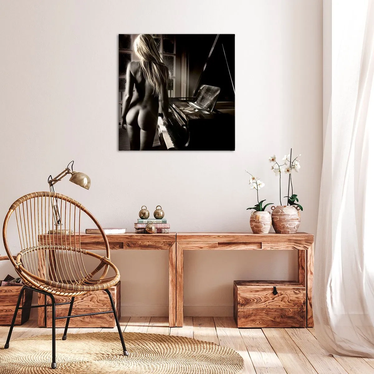 Vászonkép - Az este tökéletes harmóniája - 40x40 cm