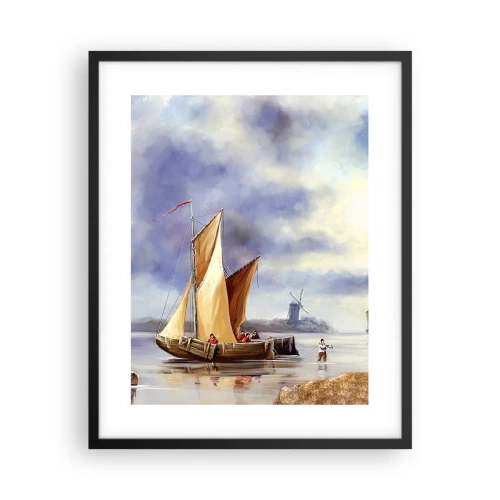 Poszter fehér keretben - A tengerészek visszatérése - 40x50 cm