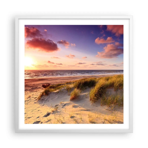 Poszter fekete keretben - Már érződik a nyár a levegőben - 60x60 cm