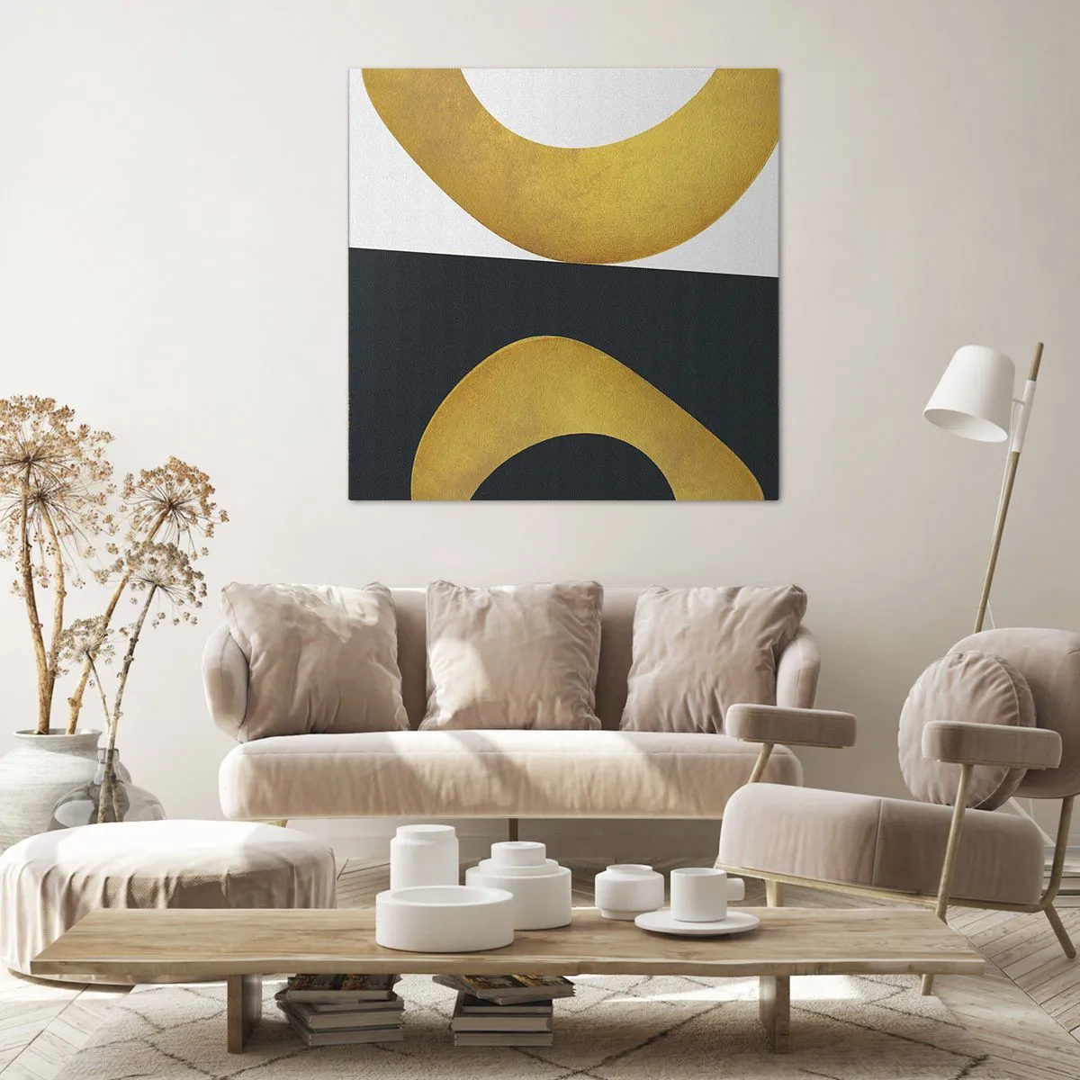 Vászonkép - Először is: arany - 60x60 cm