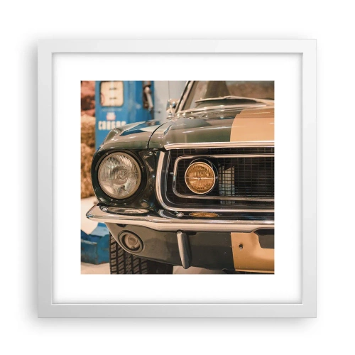 Poszter fekete keretben - Találkozás a legendával - 30x30 cm