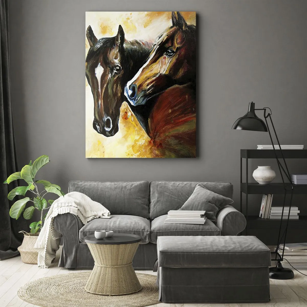 Vászonkép - Kétszer annyi sárm - 45x80 cm