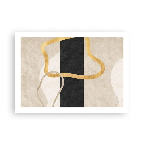 Poszter - Hurkolt formák - 70x50 cm