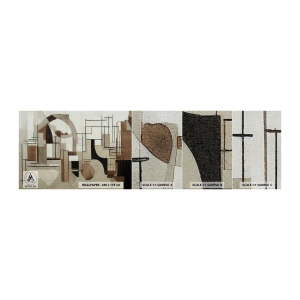Fotótapéta Minta Premium Canvas - Városkép 2.0 - Absztrakció, Darab, Alakzatok - 100x30 cm