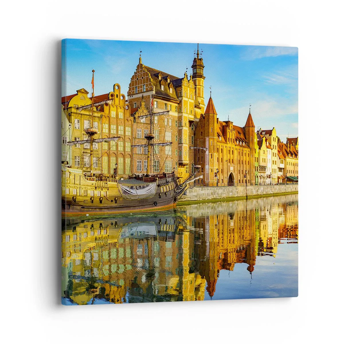 Vászonkép - A múlt tükörképe - 40x40 cm