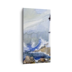 Vászonkép - A sötétséggel és a viharral szemben - 55x100 cm