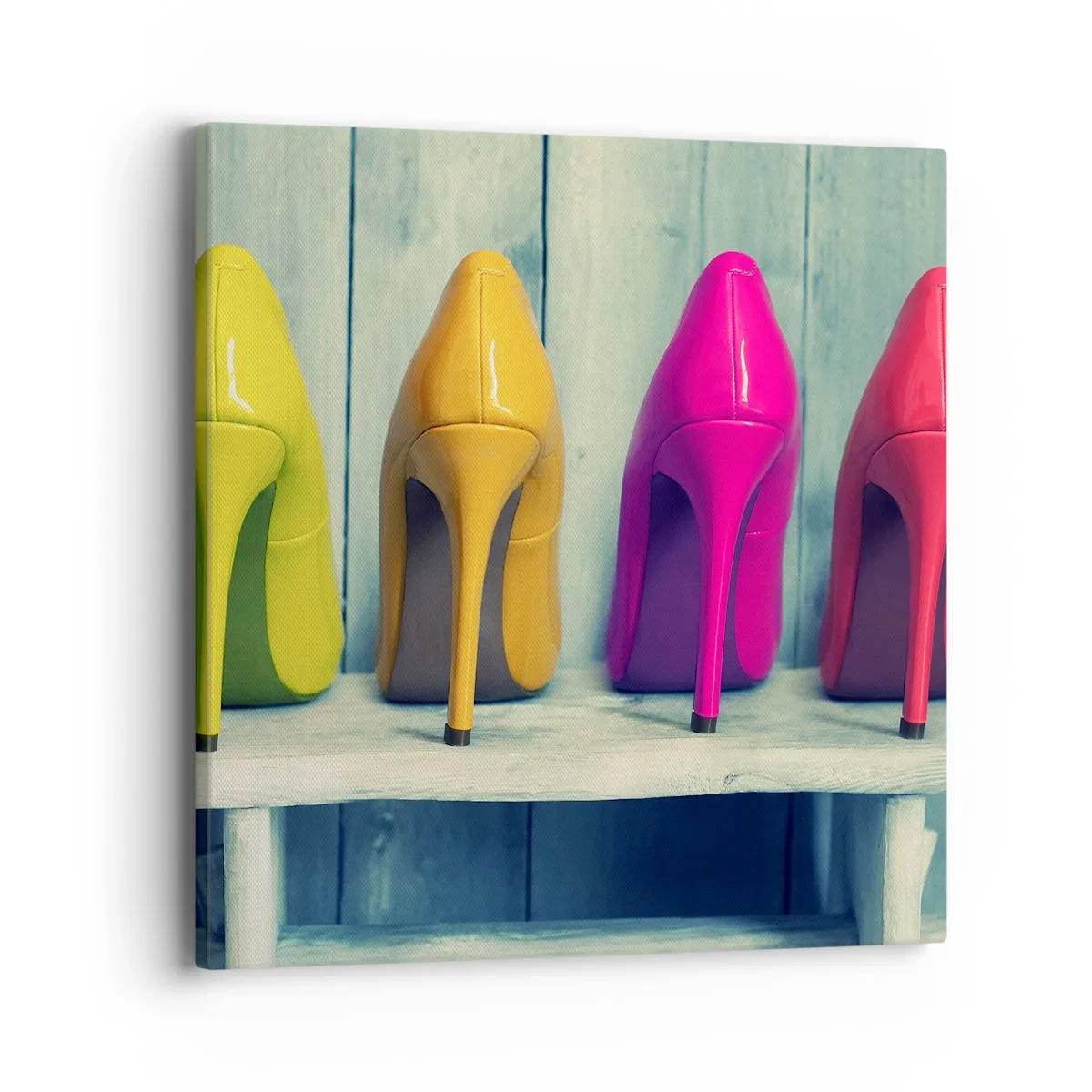 Vászonkép - Séta a szivárványon - 40x40 cm