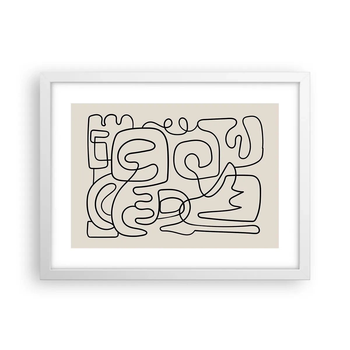 Poszter fekete keretben - A nyomonkövetésben - 40x30 cm