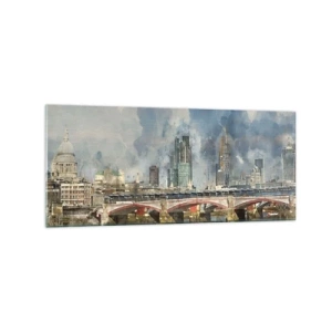 Üveg kép - London teljes pompájában - 120x50 cm