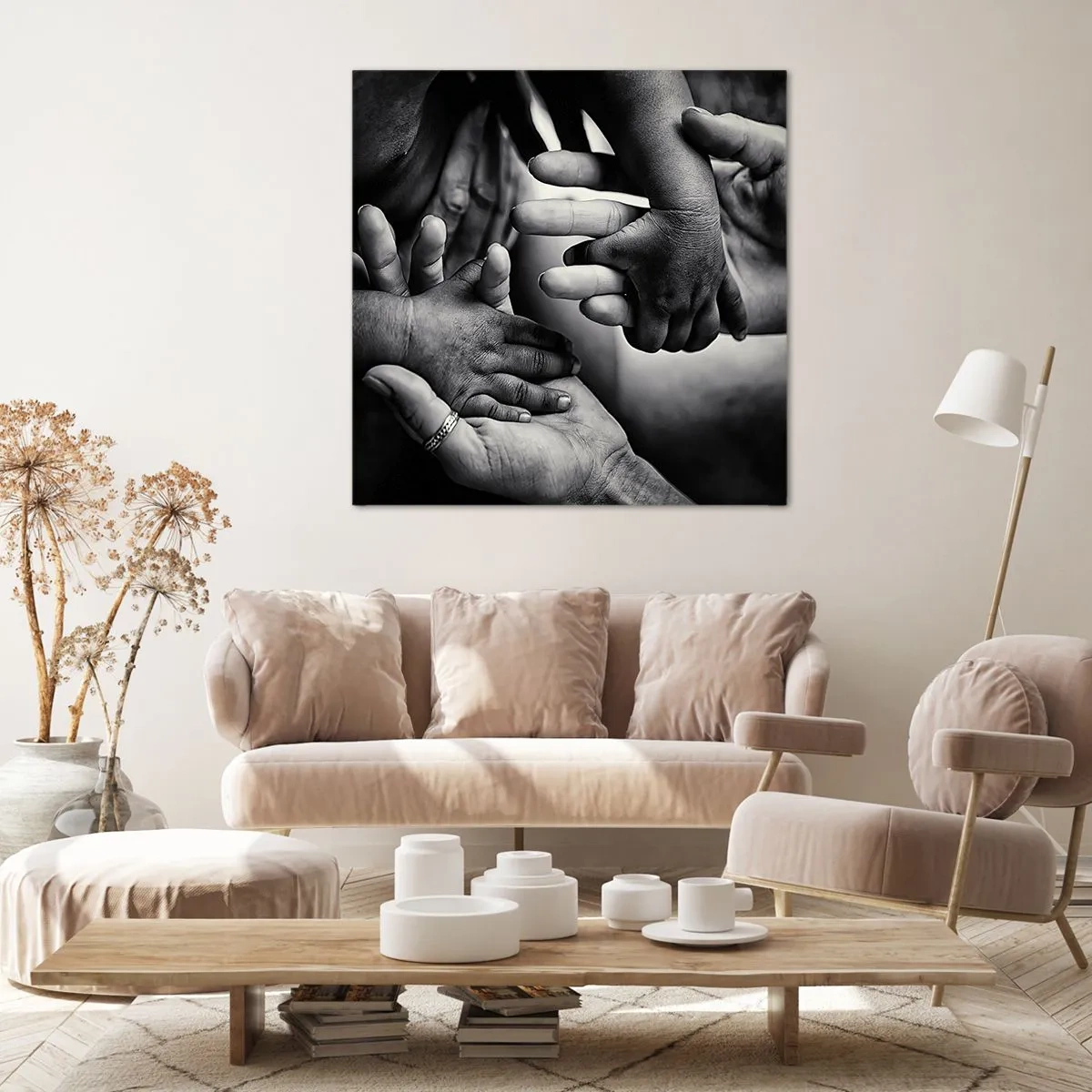 Vászonkép - Embernek lenni - 70x70 cm