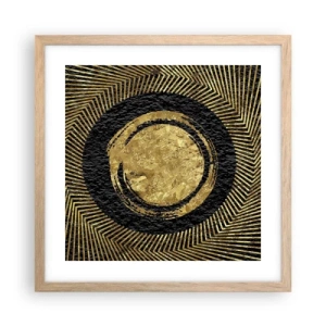 Poszter világos tölgy keretben - Glamour kompozíció - 40x40 cm