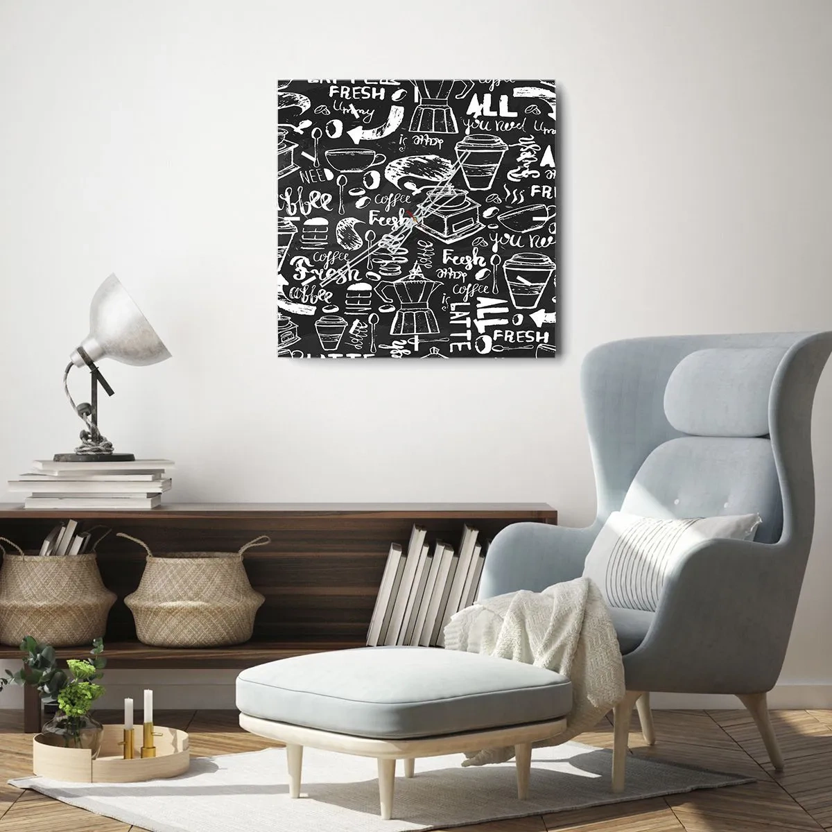 Falióra, Óra - All you need is… - 30x30 cm