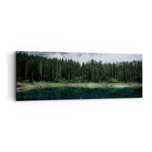 Vászonkép - Csitt, csit, ne zavard fel az állóvizet... - 90x30 cm