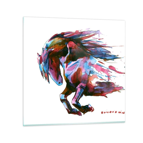 Üveg kép - Az elragadtatásban - 70x70 cm