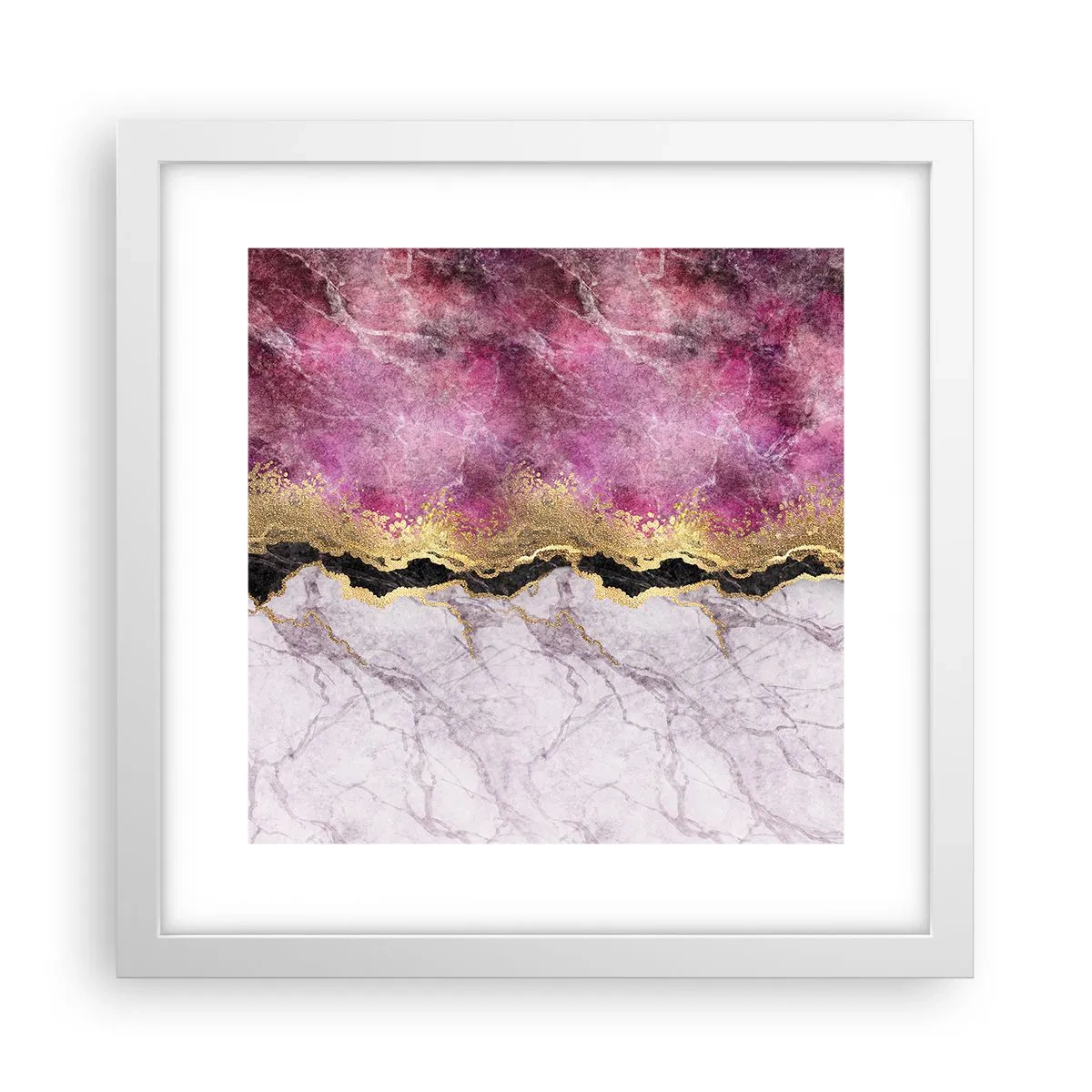 Poszter fekete keretben - A határon - 30x30 cm