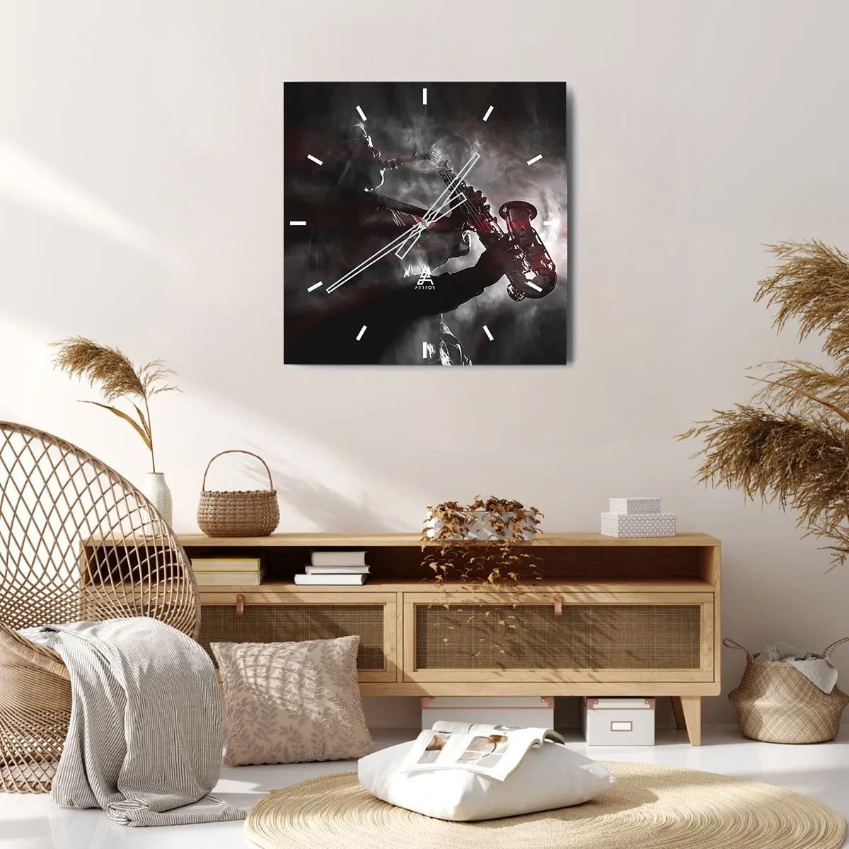 Falióra, Óra - A jazz párolgásban - 30x30 cm