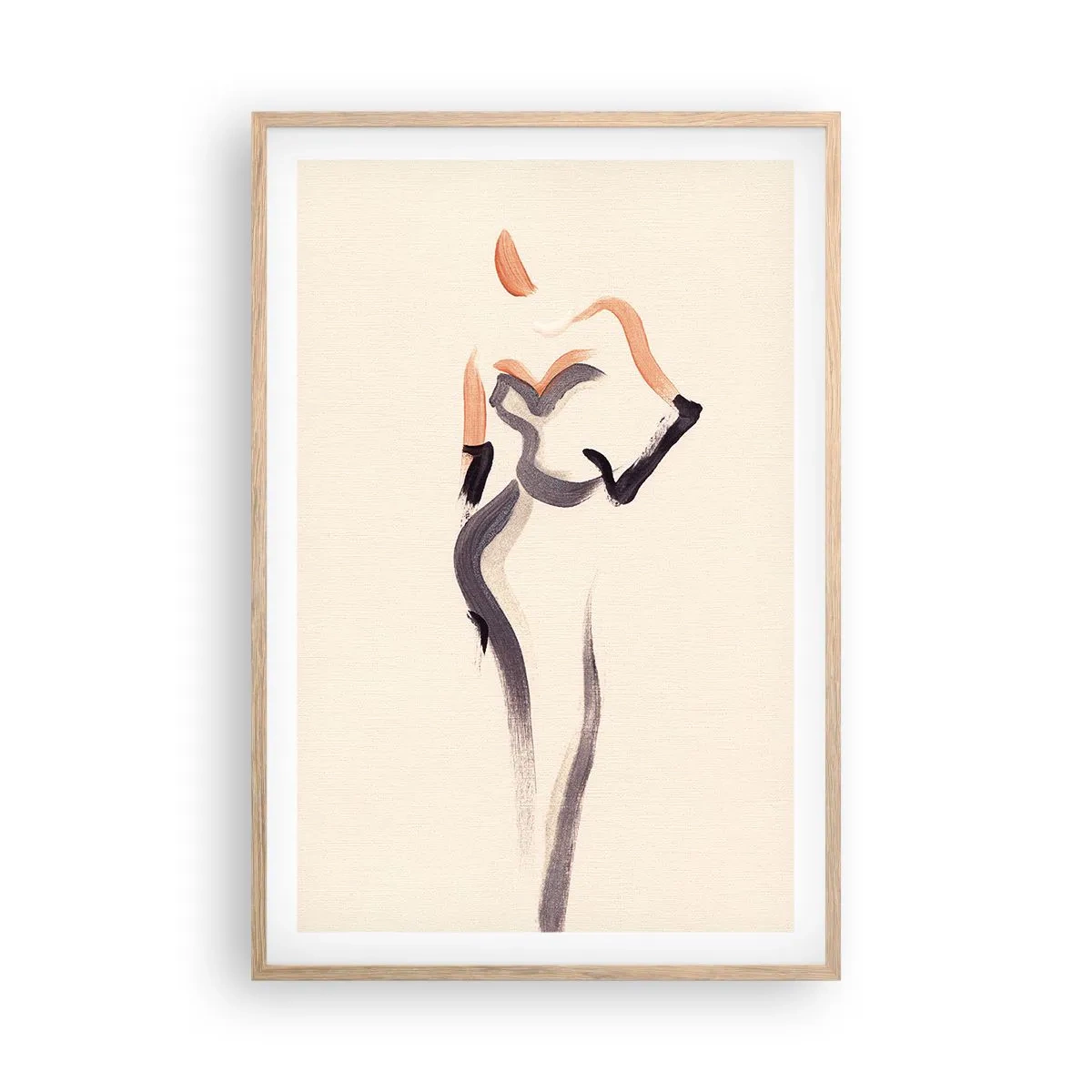 Poszter világos tölgy keretben - Hollywood arany éveiből - 61x91 cm