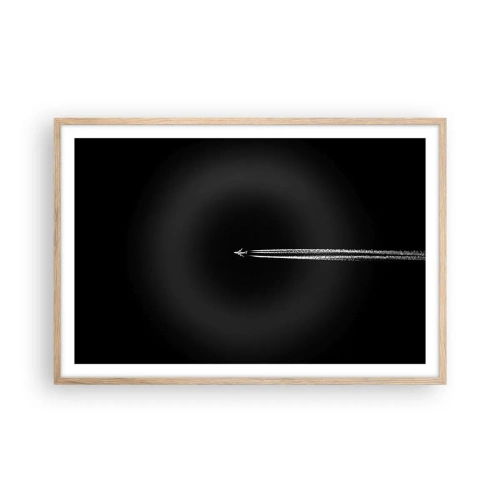 Poszter világos tölgy keretben - Egy másik dimenzióba - 91x61 cm