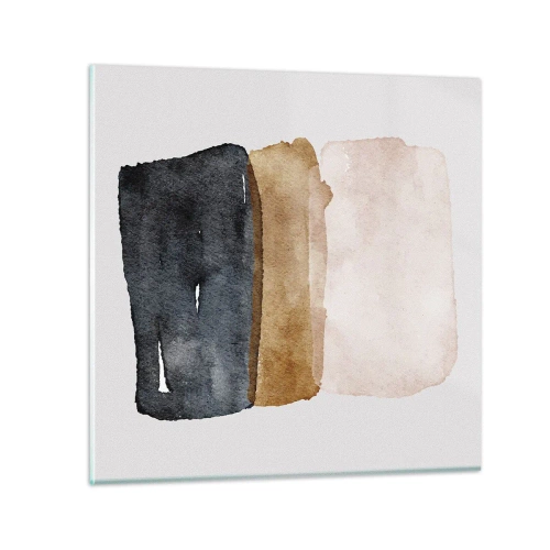 Üveg kép - A föld színeinek kompozíciója - 60x60 cm