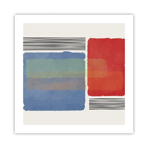 Poszter - A geometria szelleme és betűje - 50x50 cm