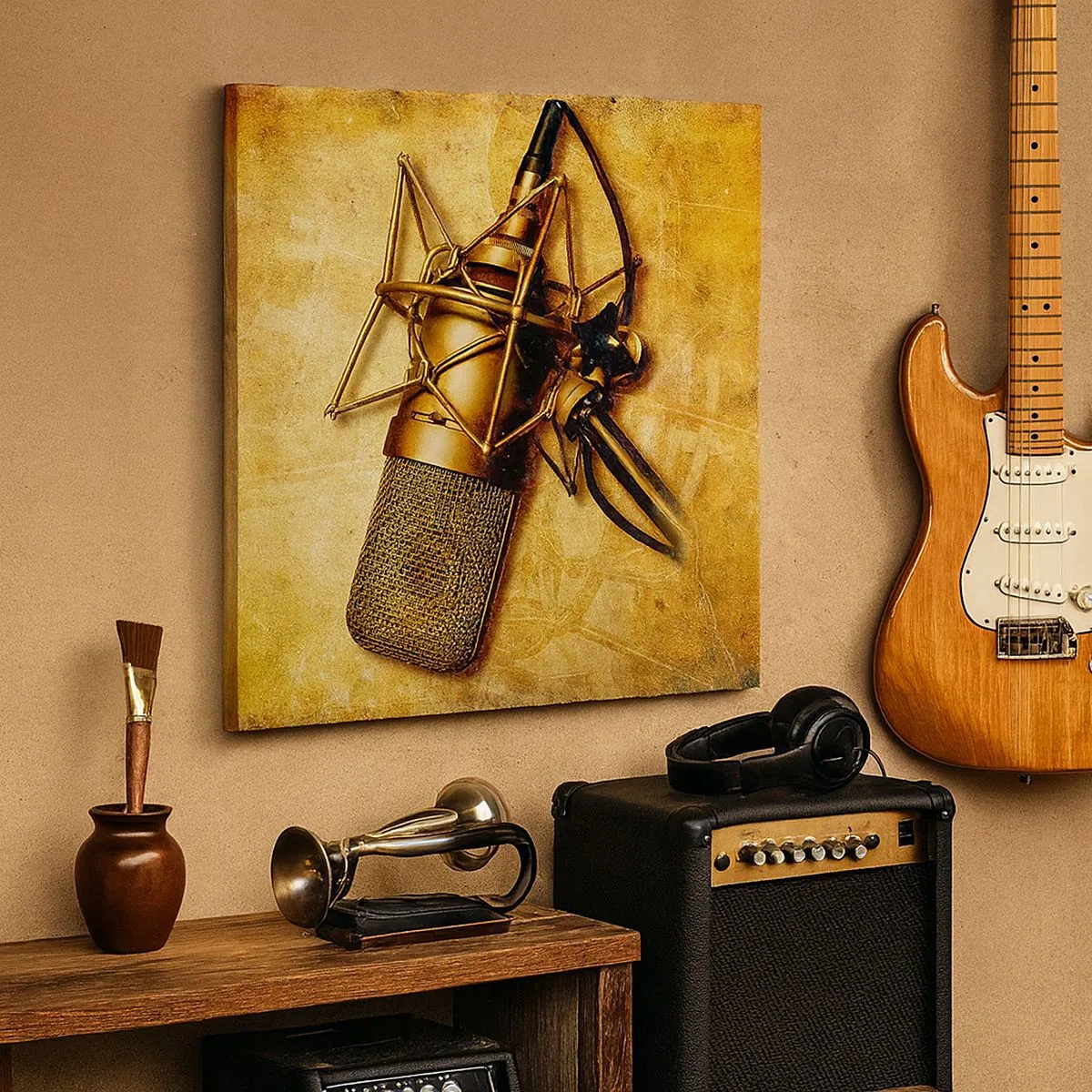 Vászonkép - A rádiózás aranyévei - 30x30 cm