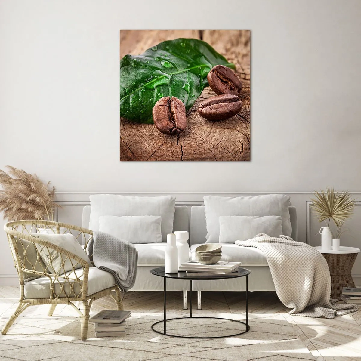 Üveg kép - A legigazibb és fekete - 70x70 cm