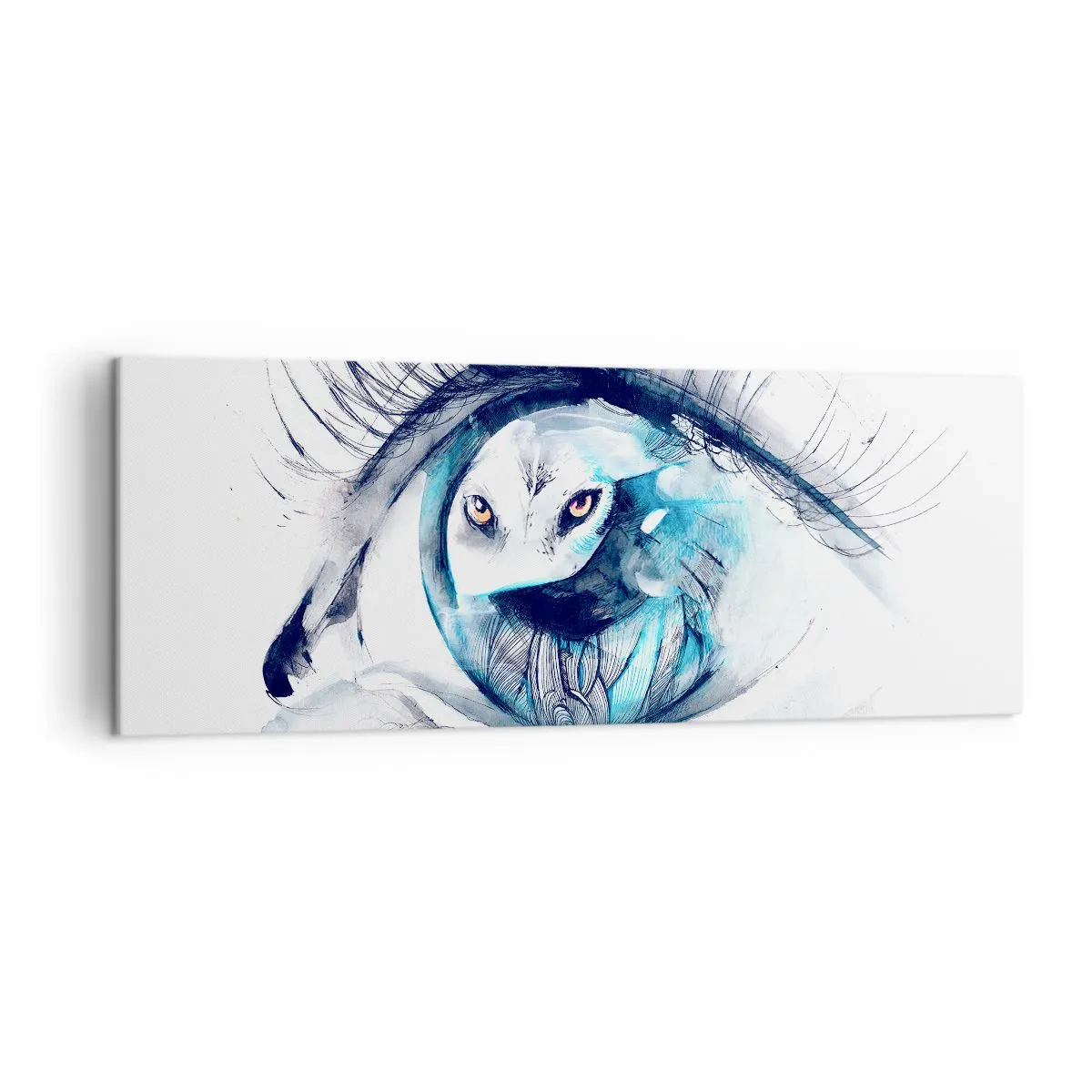 Vászonkép - Szemtől szembe a vadonnal - 140x50 cm