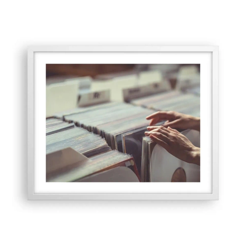 Poszter fekete keretben - Érzelmeket keresése - 50x40 cm