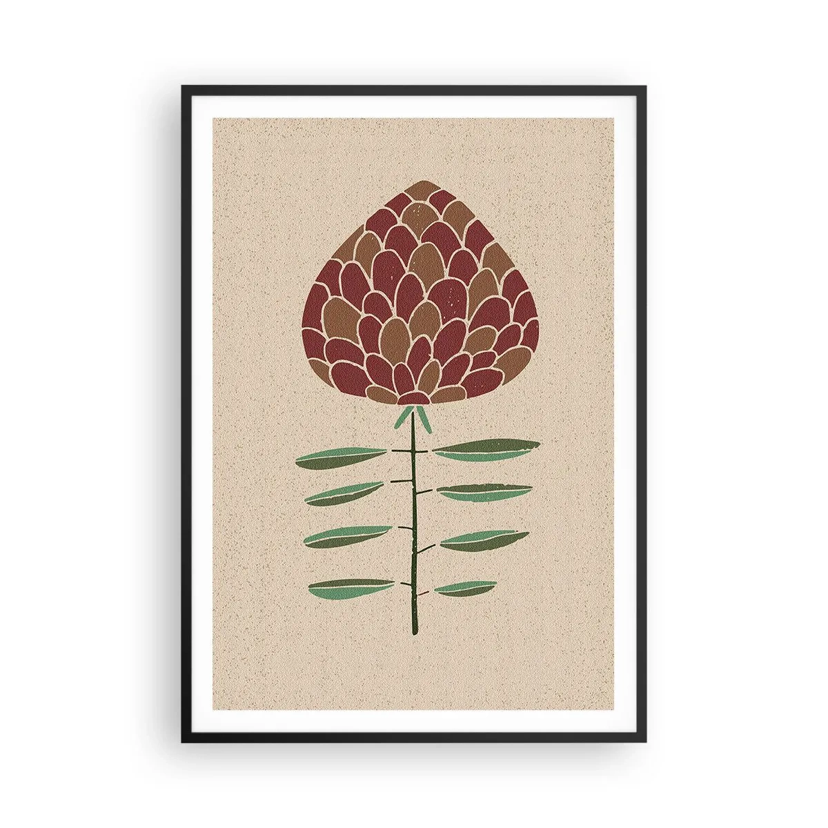 Poszter fehér keretben - Mint egy nagykutya - 70x100 cm