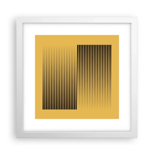 Poszter fekete keretben - Az ellentétek négyzete - 30x30 cm