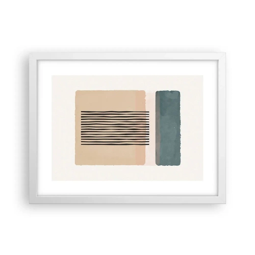 Poszter fekete keretben - Minden rendben - 40x30 cm