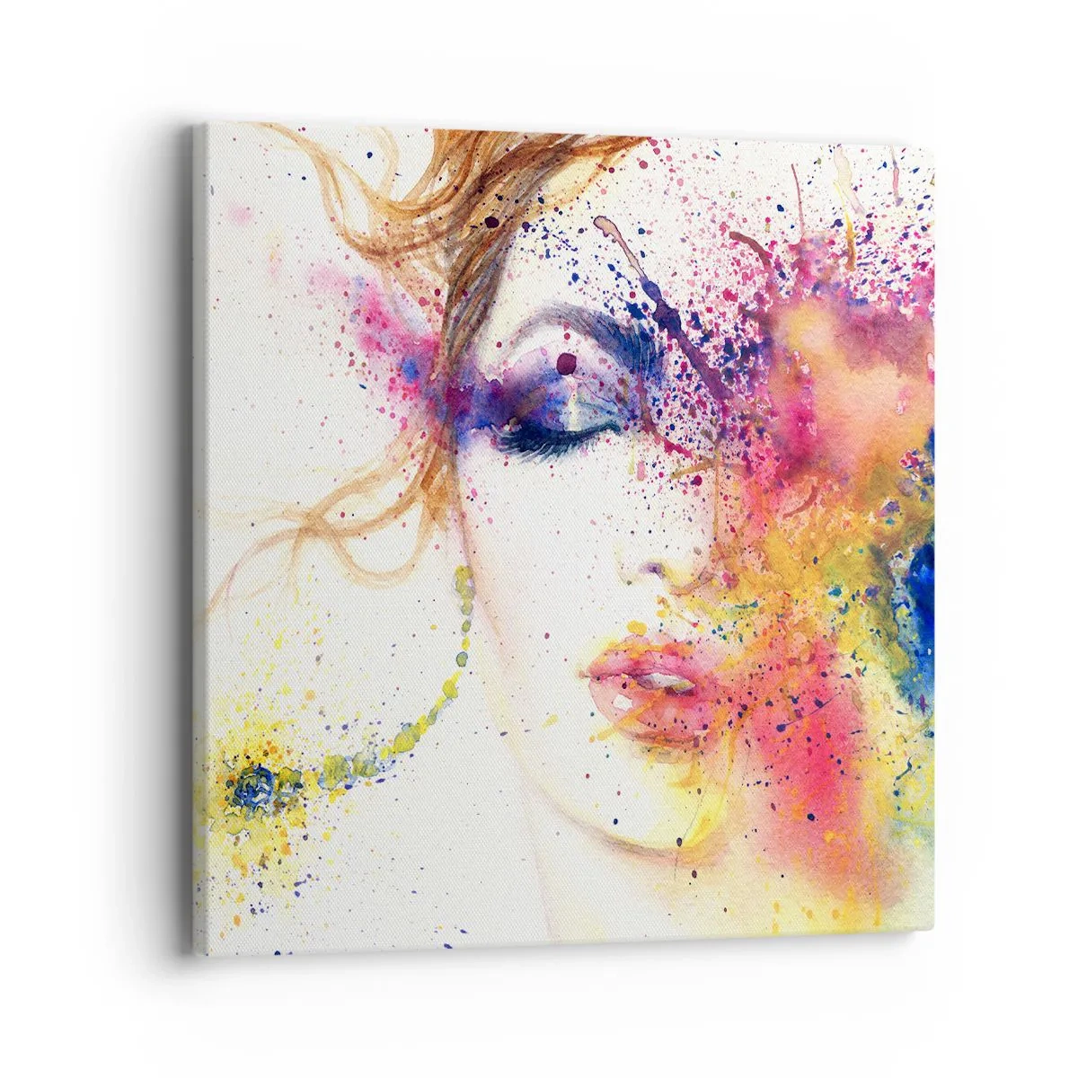 Vászonkép - Szivárványszédülés - 40x40 cm