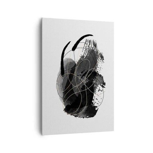 Vászonkép - Feketéből készült - 70x100 cm